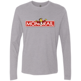 T-Shirts Heather Grey / S Monorail Men's Premium Long Sleeve