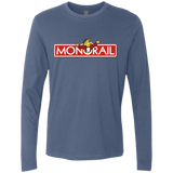 T-Shirts Indigo / S Monorail Men's Premium Long Sleeve