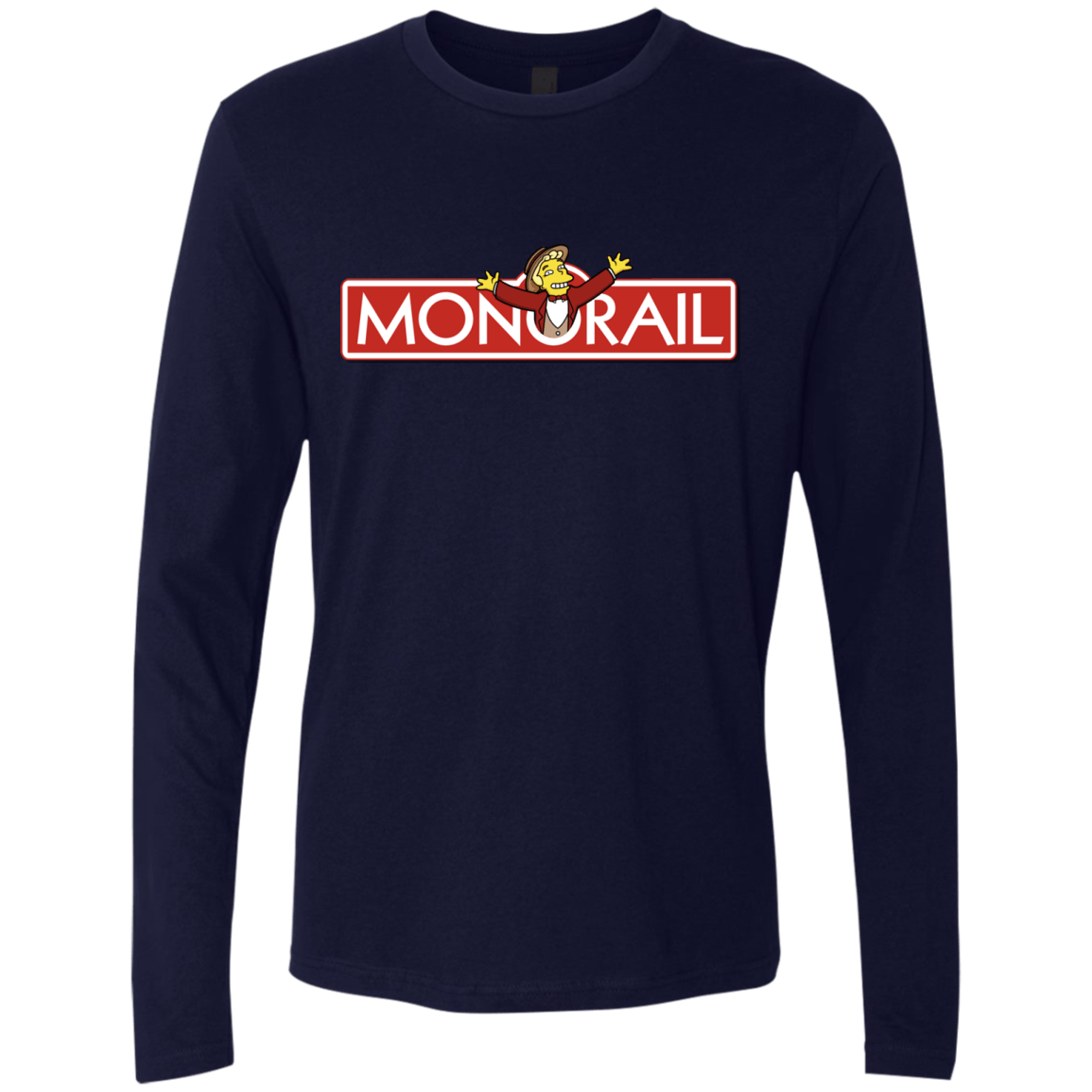 T-Shirts Midnight Navy / S Monorail Men's Premium Long Sleeve