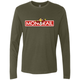 T-Shirts Military Green / S Monorail Men's Premium Long Sleeve