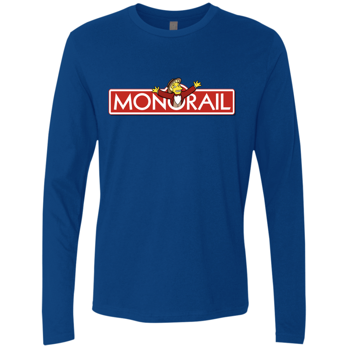 T-Shirts Royal / S Monorail Men's Premium Long Sleeve