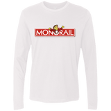 T-Shirts White / S Monorail Men's Premium Long Sleeve