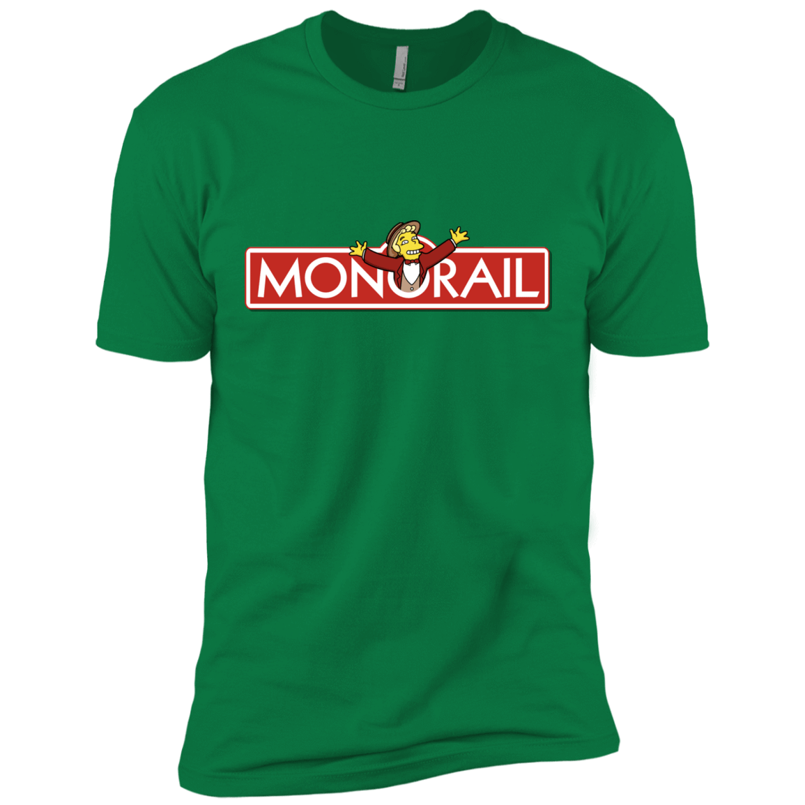 T-Shirts Kelly Green / X-Small Monorail Men's Premium T-Shirt
