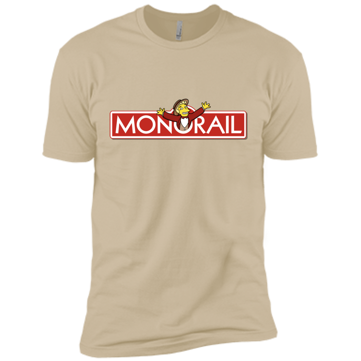 T-Shirts Sand / X-Small Monorail Men's Premium T-Shirt