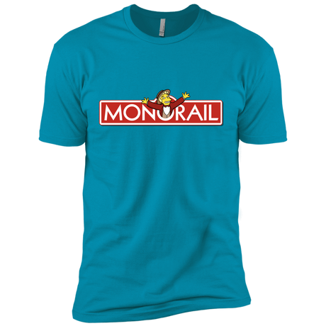 T-Shirts Turquoise / X-Small Monorail Men's Premium T-Shirt