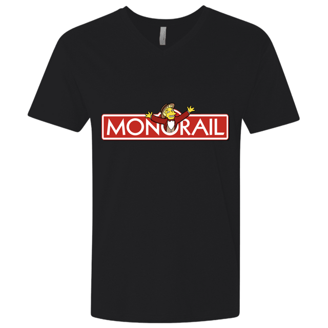 T-Shirts Black / X-Small Monorail Men's Premium V-Neck