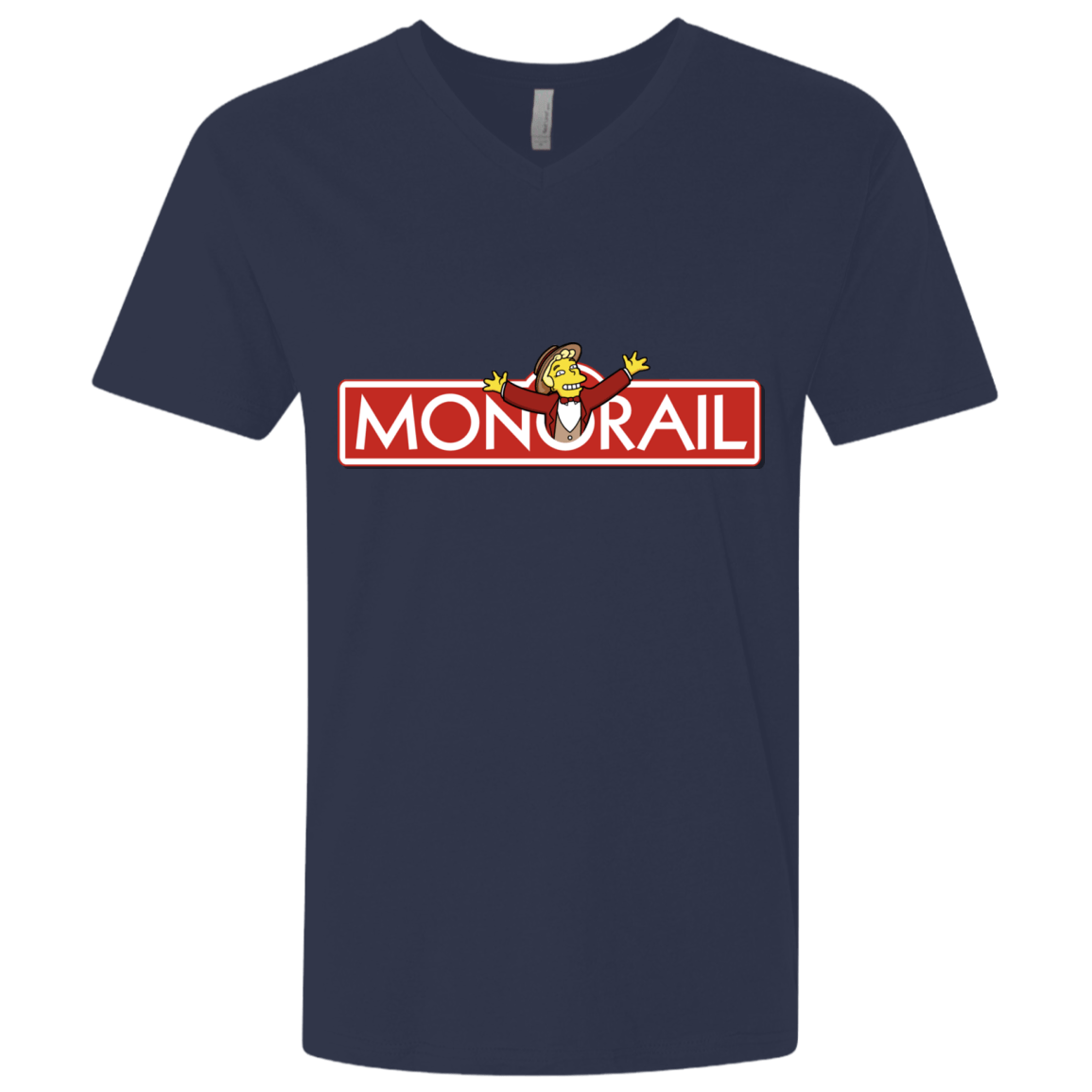 T-Shirts Midnight Navy / X-Small Monorail Men's Premium V-Neck