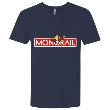 T-Shirts Midnight Navy / X-Small Monorail Men's Premium V-Neck