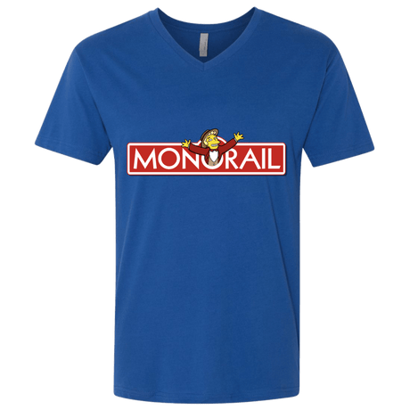 T-Shirts Royal / X-Small Monorail Men's Premium V-Neck