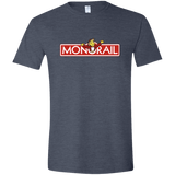 T-Shirts Heather Navy / S Monorail Men's Semi-Fitted Softstyle