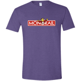 T-Shirts Heather Purple / S Monorail Men's Semi-Fitted Softstyle