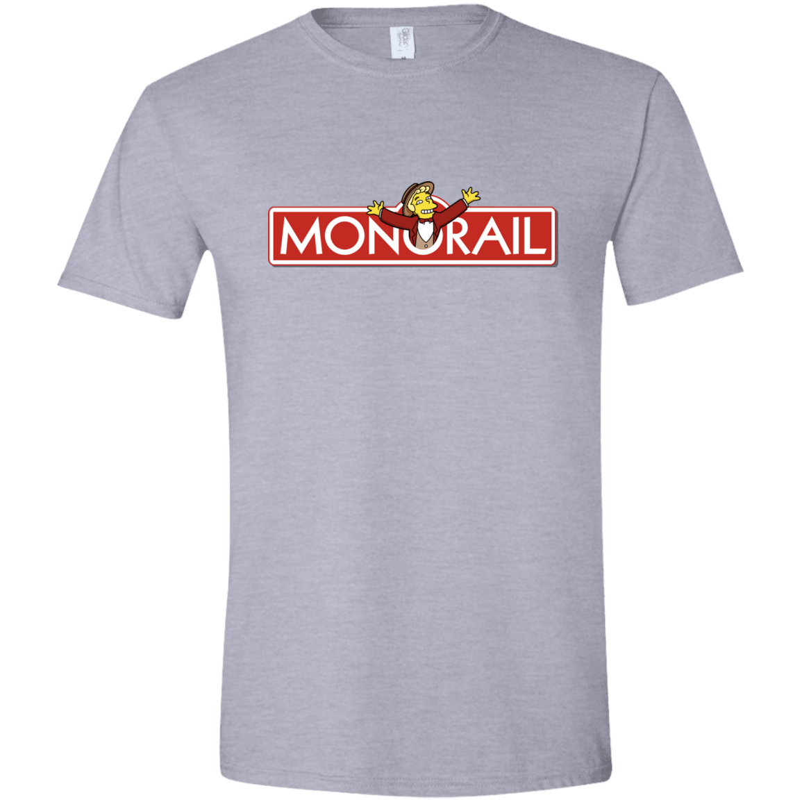 T-Shirts Sport Grey / X-Small Monorail Men's Semi-Fitted Softstyle