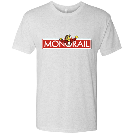 T-Shirts Heather White / S Monorail Men's Triblend T-Shirt