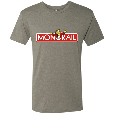 T-Shirts Venetian Grey / S Monorail Men's Triblend T-Shirt