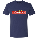 T-Shirts Vintage Navy / S Monorail Men's Triblend T-Shirt
