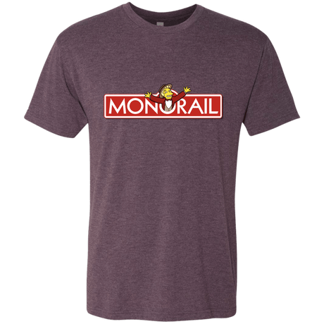 T-Shirts Vintage Purple / S Monorail Men's Triblend T-Shirt