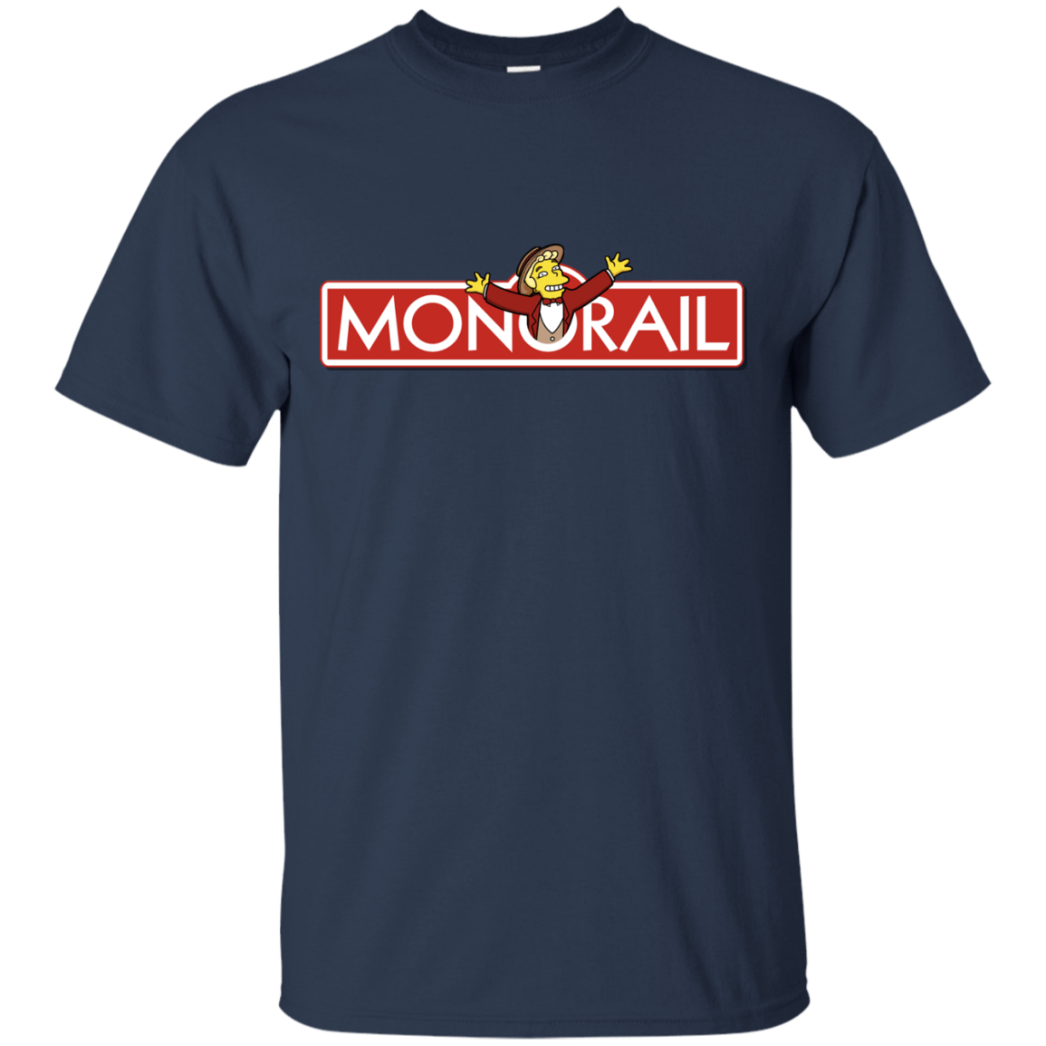 T-Shirts Navy / S Monorail T-Shirt