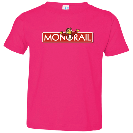 T-Shirts Hot Pink / 2T Monorail Toddler Premium T-Shirt