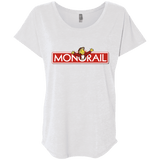 T-Shirts Heather White / X-Small Monorail Triblend Dolman Sleeve