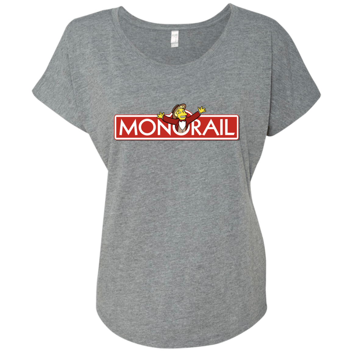 T-Shirts Premium Heather / X-Small Monorail Triblend Dolman Sleeve