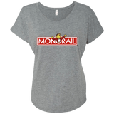 T-Shirts Premium Heather / X-Small Monorail Triblend Dolman Sleeve