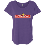 T-Shirts Purple Rush / X-Small Monorail Triblend Dolman Sleeve