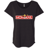 T-Shirts Vintage Black / X-Small Monorail Triblend Dolman Sleeve
