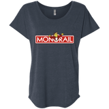 T-Shirts Vintage Navy / X-Small Monorail Triblend Dolman Sleeve