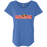 T-Shirts Vintage Royal / X-Small Monorail Triblend Dolman Sleeve