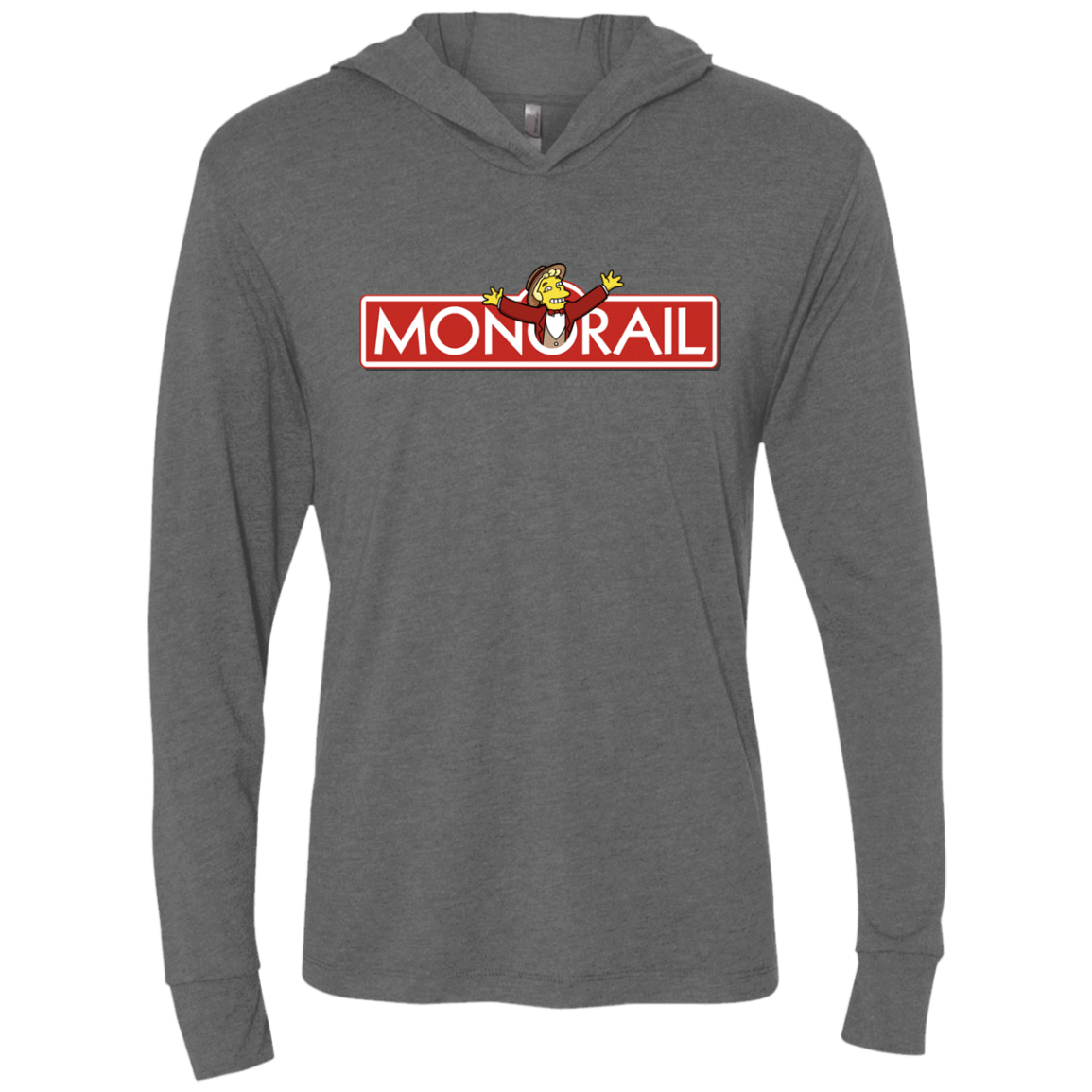 T-Shirts Premium Heather / X-Small Monorail Triblend Long Sleeve Hoodie Tee