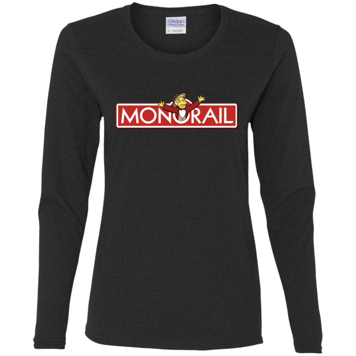 T-Shirts Black / S Monorail Women's Long Sleeve T-Shirt