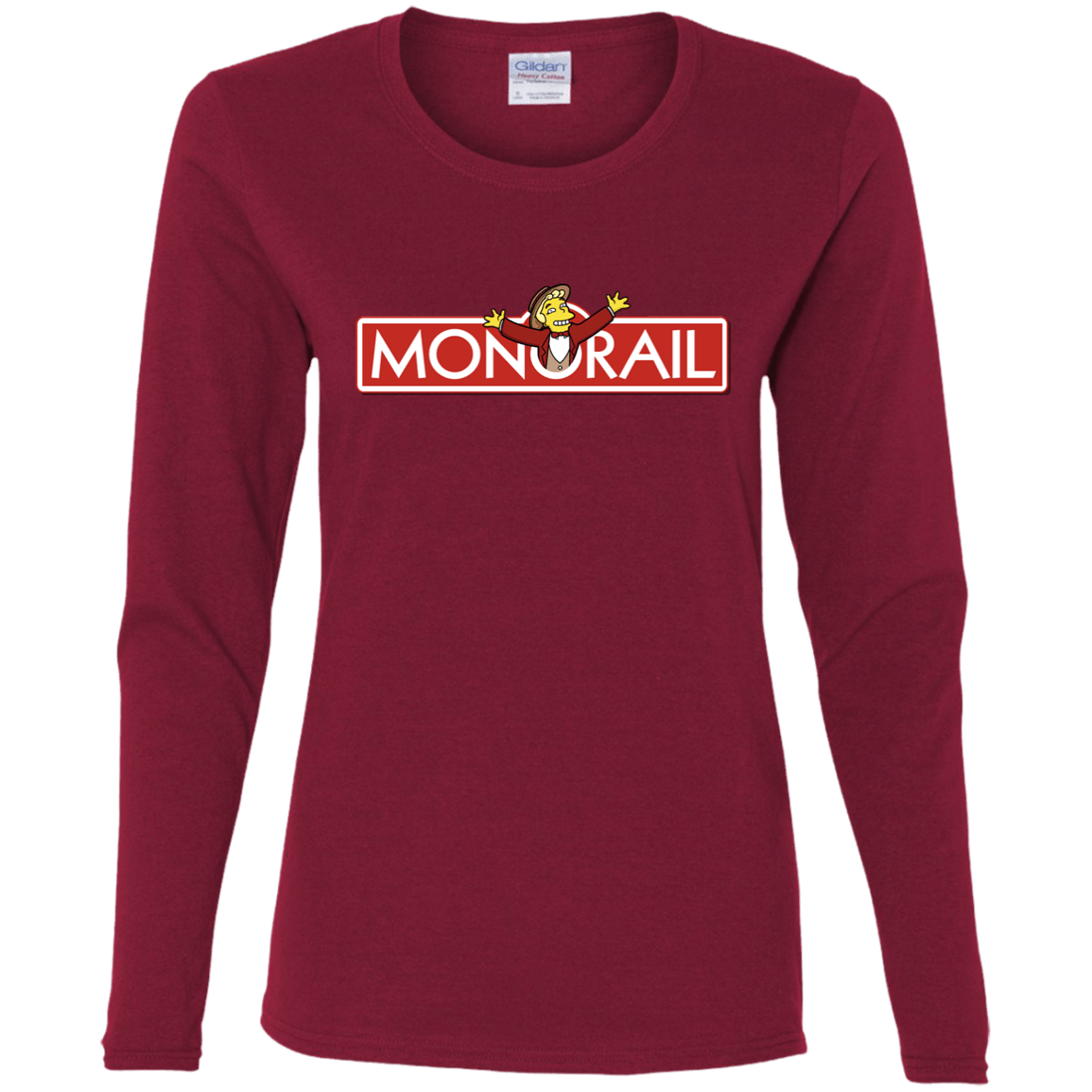 T-Shirts Cardinal / S Monorail Women's Long Sleeve T-Shirt