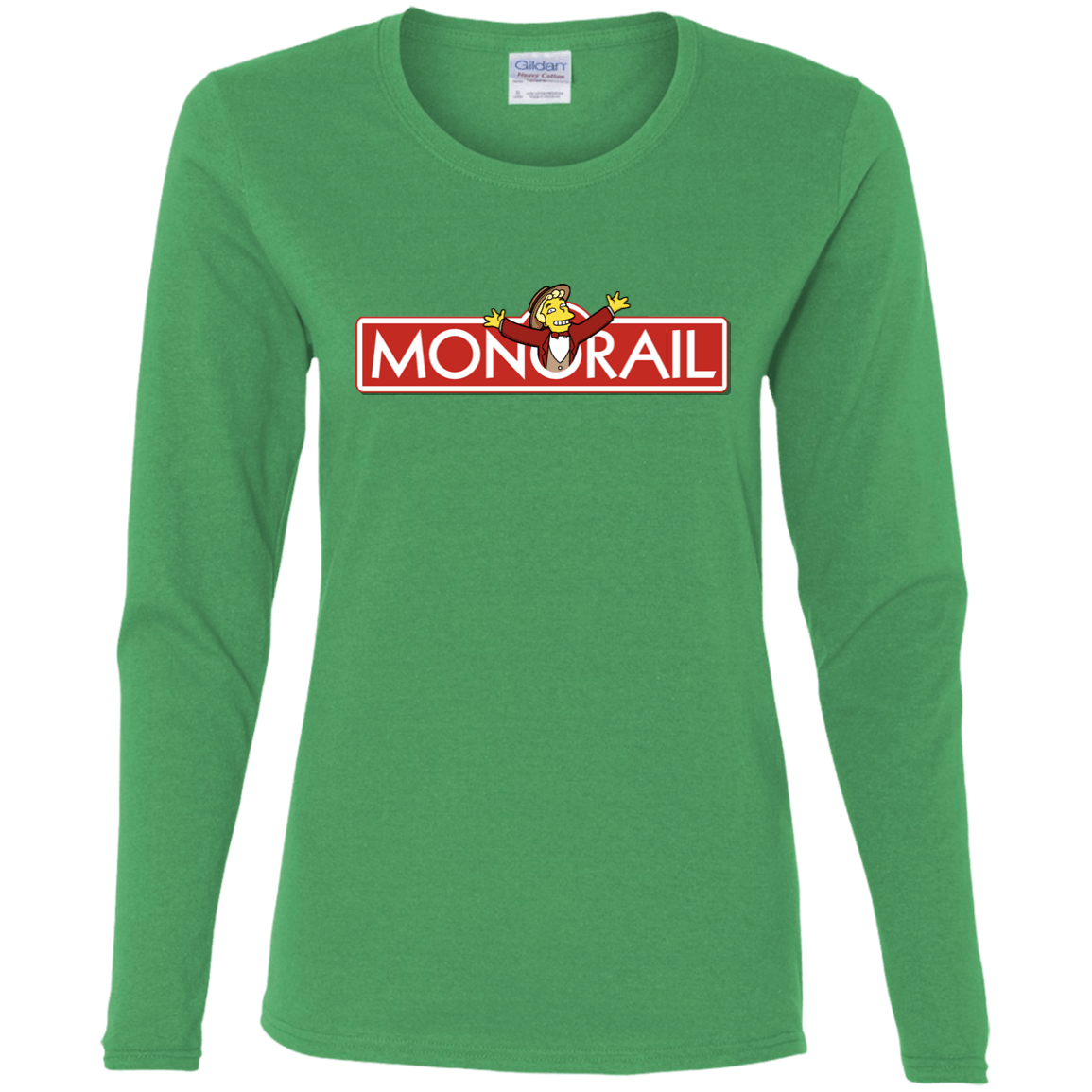 T-Shirts Irish Green / S Monorail Women's Long Sleeve T-Shirt