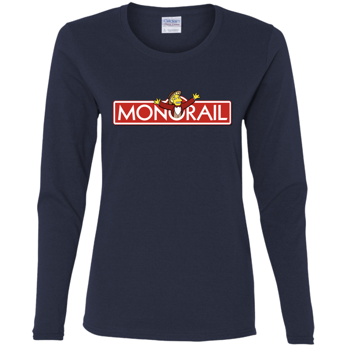 T-Shirts Navy / S Monorail Women's Long Sleeve T-Shirt