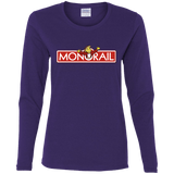 T-Shirts Purple / S Monorail Women's Long Sleeve T-Shirt