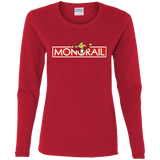 T-Shirts Red / S Monorail Women's Long Sleeve T-Shirt