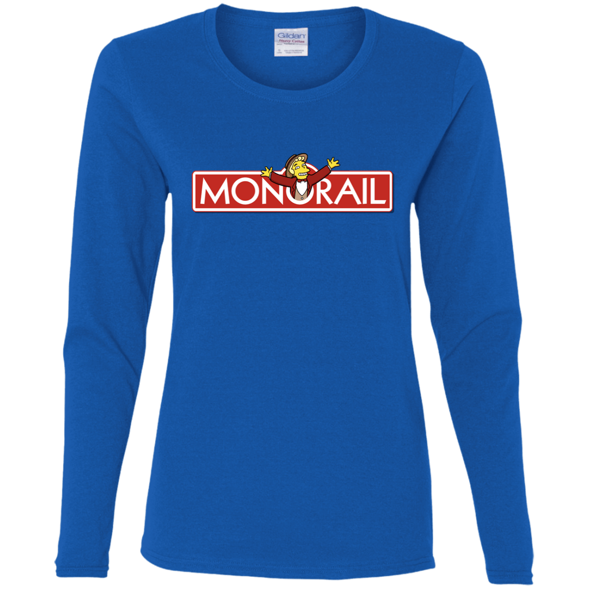 T-Shirts Royal / S Monorail Women's Long Sleeve T-Shirt