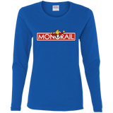 T-Shirts Royal / S Monorail Women's Long Sleeve T-Shirt