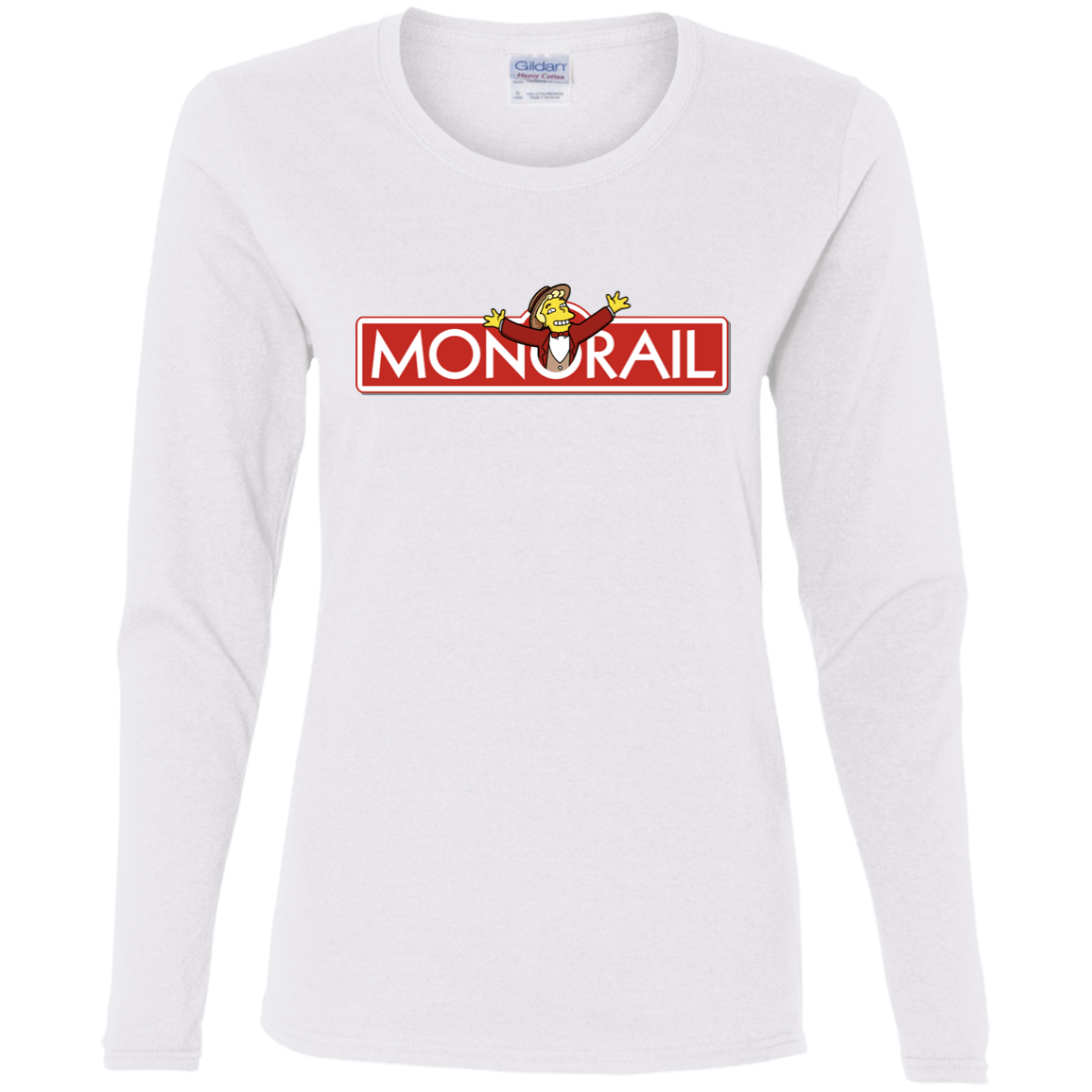 T-Shirts White / S Monorail Women's Long Sleeve T-Shirt