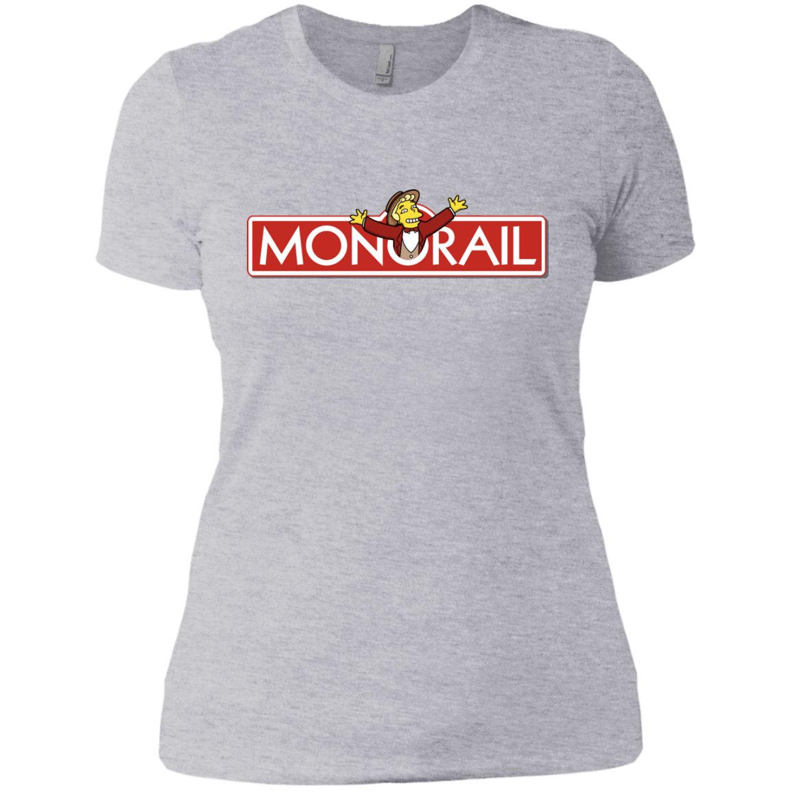 T-Shirts Heather Grey / X-Small Monorail Women's Premium T-Shirt