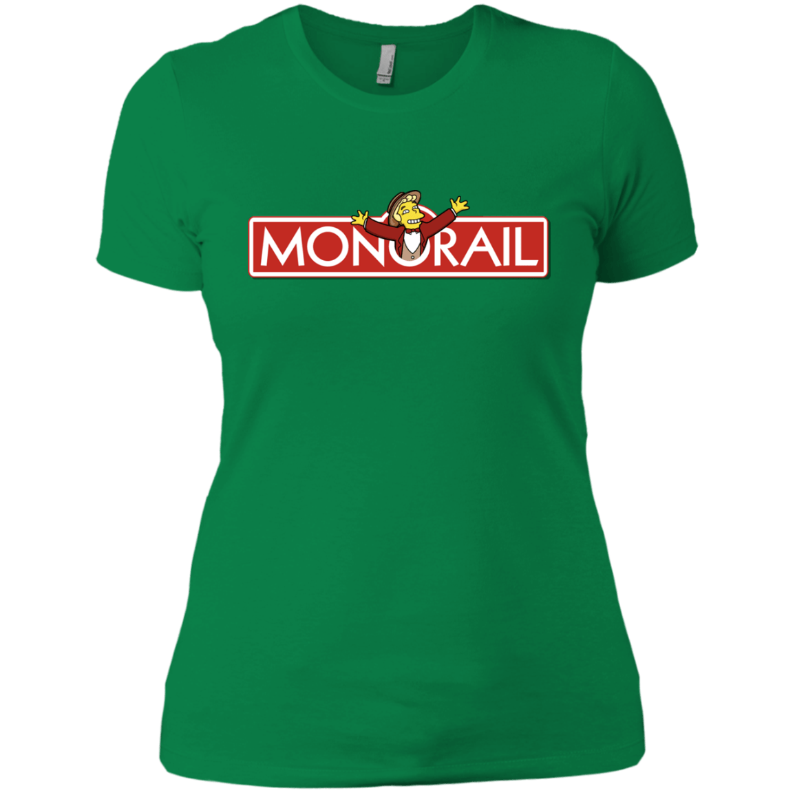 T-Shirts Kelly Green / X-Small Monorail Women's Premium T-Shirt