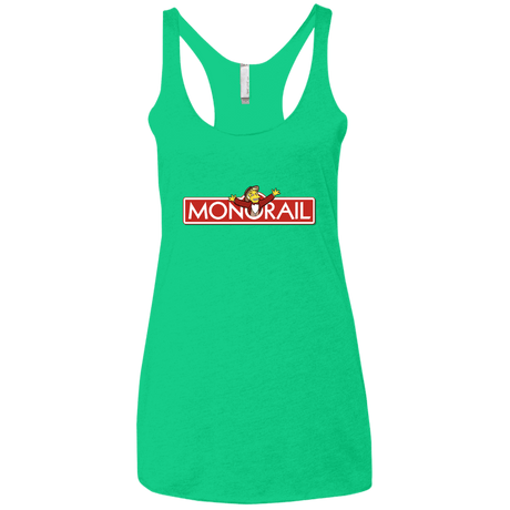 T-Shirts Envy / X-Small Monorail Women's Triblend Racerback Tank