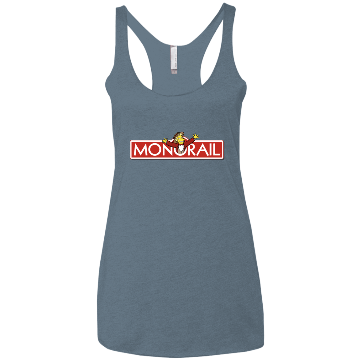 T-Shirts Indigo / X-Small Monorail Women's Triblend Racerback Tank