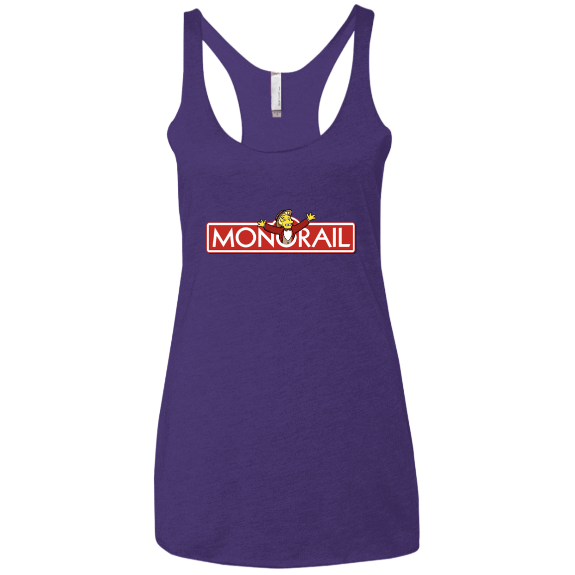 T-Shirts Purple Rush / X-Small Monorail Women's Triblend Racerback Tank