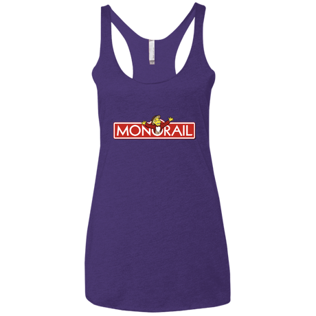 T-Shirts Purple Rush / X-Small Monorail Women's Triblend Racerback Tank