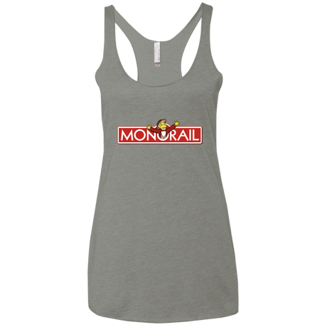 T-Shirts Venetian Grey / X-Small Monorail Women's Triblend Racerback Tank