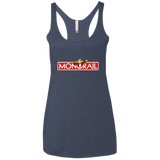 T-Shirts Vintage Navy / X-Small Monorail Women's Triblend Racerback Tank
