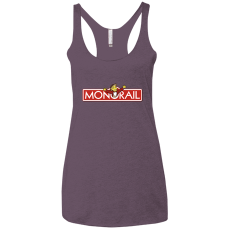 T-Shirts Vintage Purple / X-Small Monorail Women's Triblend Racerback Tank