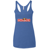 T-Shirts Vintage Royal / X-Small Monorail Women's Triblend Racerback Tank