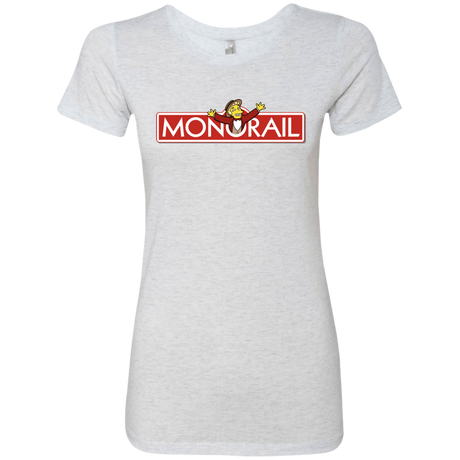 T-Shirts Heather White / S Monorail Women's Triblend T-Shirt